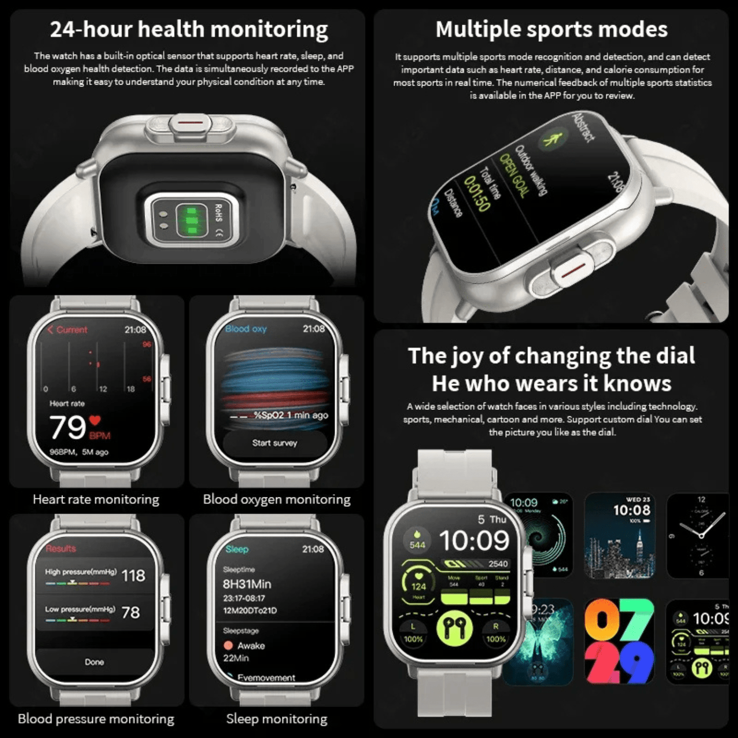 Smartwatch with Earbuds