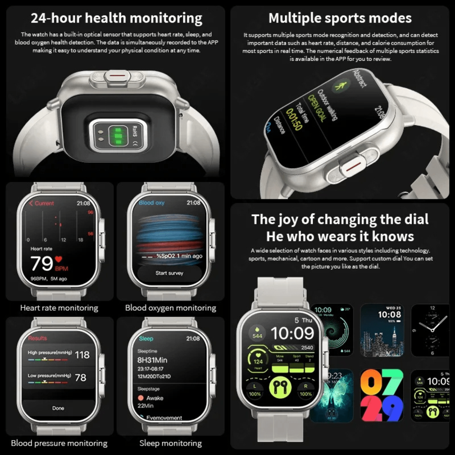 Smartwatch with Earbuds