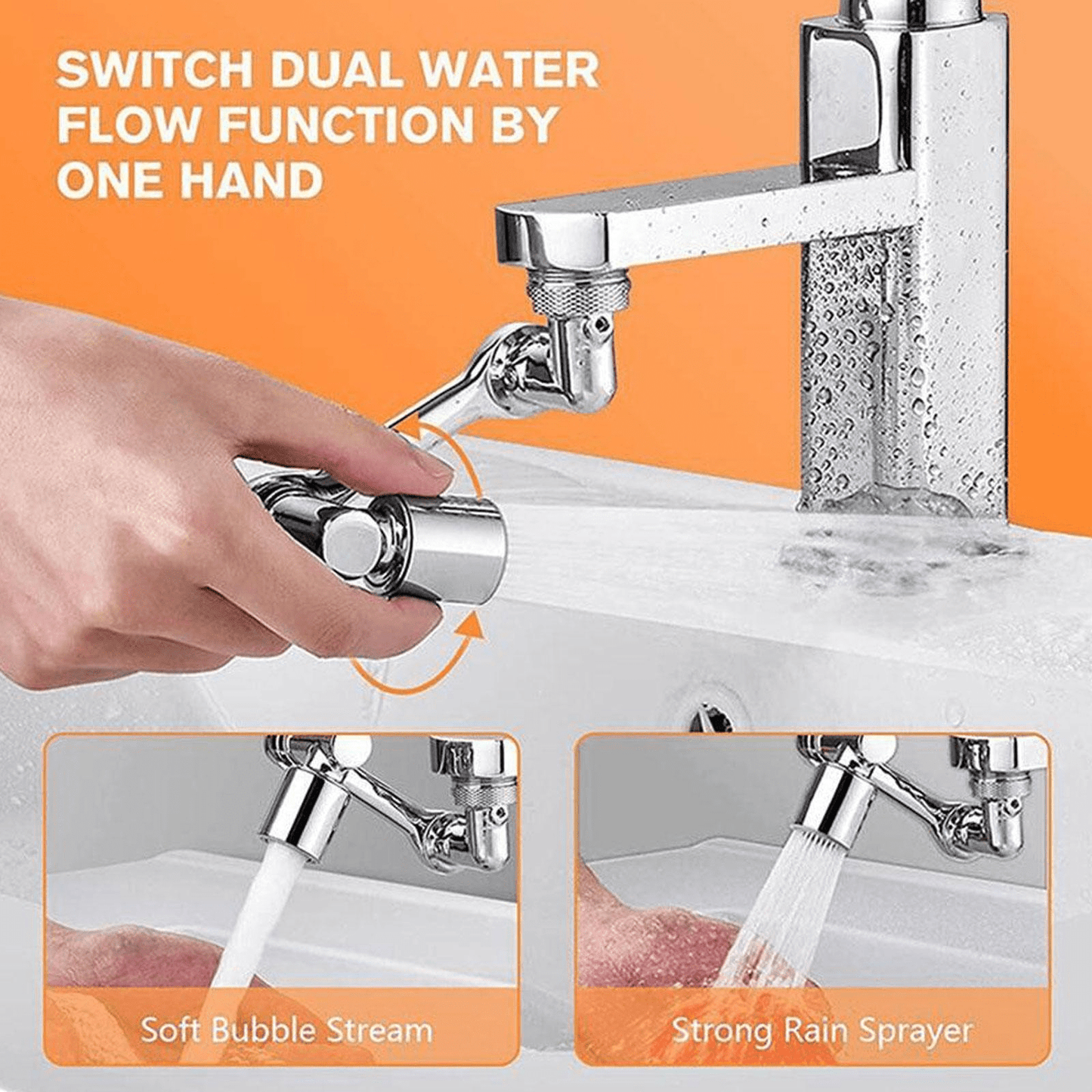1080° Rotating Sink Tap Extender